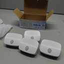 Sossi Motion Sensor Night Light Plug in 4 Pack,10-60Lm Stepless Dimming,3 Light Modes with Memory, Smart Night Lights Plug Into Wall Sensor, Dusk to Dawn Sensor for Bedroom, Toilet, Hallway, Kitchen