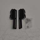 2Pcs #711 Bolt-On to Hook-On Bed Frame Conversion Brackets for Headboard or Footboard,Bed Hook Adapter kit with Hardware, Hook on Bed Rails Brackets(Black)
