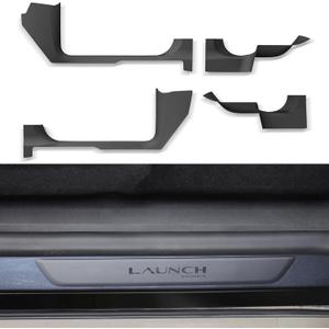 2025 2026 Model Y Juniper Door Sill Protector 4 PCS TPE Anti-Scratch Front and Rear Door Entry Guard for Tesla Model Y Refresh Juniper Accessories