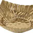 Pampa Bay MASCALI D'ORO, Square Centerpiece Gold, 14 × 14 × 4 in