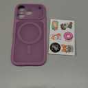 TOCOL for Phone 17 Pro Case, Full Camera Protection, Built-in Magnetic Ring, Compatible with Magsafe Charger, Drop Protection, Translucent Matte Phone Case for Phone 17 Pro 6.3 inch (Lilac Purple)