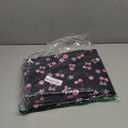 DZWLKJ Guinea Pig Cage Liner,Washable Tarp Bottom Base,Cherry Graphic,24"x72", Reusable for Rabbit, Chinchilla, Hedgehog, Ferret & Other Small Animals.