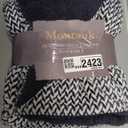 Montauk Jacquard Velvet Throw Reversible 50x60, Navy