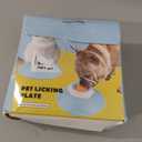 Dog Cat Licks Toys for Liquid Food, Anxieties Relief Slow Feeder Dog Lick Ball Treat Dispenser, Non-Slip Licking Bowl Enrichment Toys to Keep Them (B)