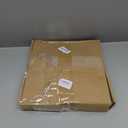 5 FT Pop Up Christmas Tinsel Tree with 50 LED Lights & Remote, Star Topper, Easy Assembly with Stand, Collapsible Prelit Christmas Pencil Tree for Xmas Home Party Decor (Red, Green)