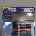 EXPO Low Odor Dry Erase Marker Starter Set with White Board Eraser, Chisel Tip Dry Erase Markers, Assorted Colors, 11-Piece Set