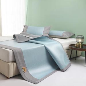 YOUR MOON Mattress Pad Queen Size, Moisture-Wicking and Breathable Mattress Topper Cover, 16'' Deep Pocket, Smooth Noiseless Mattress Pad(Water Blue)