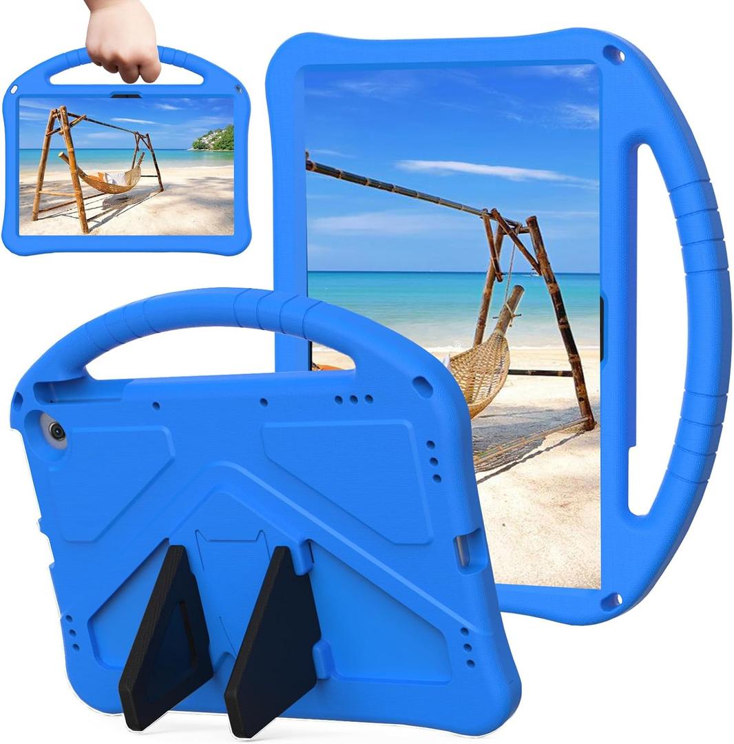 Tablet Case with Built-in Handle and Kickstand Kids Friendly Shockproof Cover Lightweight Compatible with Google Pixel 11 inch