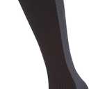 SEALSKINZ Worstead Unisex Waterproof Cold Weather Knee Length Sock (Large, Black)