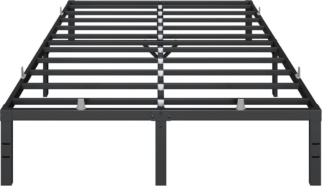 SONGMICS HOME Full Size Bed Frame, Metal Platform Bed Frame, 14 Inch