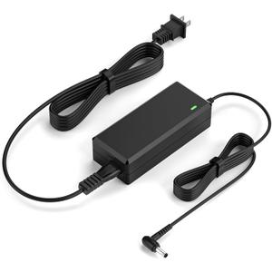 VHBW Replacement Power Cord for HP Monitor 19V 5.5x2.5mm - Compatible with 27f/22cwa/23er/23es/27eb/32f/vh240a/24ea/25vx & ADPC1945 (20-32 Inch Displays)