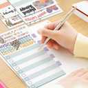 Eaasty 20 Pcs 6 x 4 Inch Physical Therapy Gifts PT to Do List Sticky Notes Therapist Gifts Notepads Bulk for Physical Therapist Party Favor