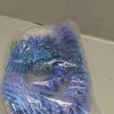 48.8inch Super Large 3D Printed Snake,Movable Teeth,Bigger Fidget Crystal Snake Toys,3D Printed Stuff Animals Toys,Articulated Snake for Home Office Desk Wall Decor (Blue-Purple)