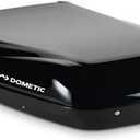 Dometic Penguin II Low Profile Rooftop AC- Single-Zone RV Air Conditioner with Pre-Installed CT Control Board - Hi Cap 15K BTU, Black High Capacity Camper Air Conditioner