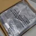 LIAMST Privacy Garage Door Screen Blackout for 2 Car Garage-14x7FT Privacy Silver Grey Heavy Duty Magnetic Garage Screen, Hands Free, Magnetic Privacy Garage Screen Door