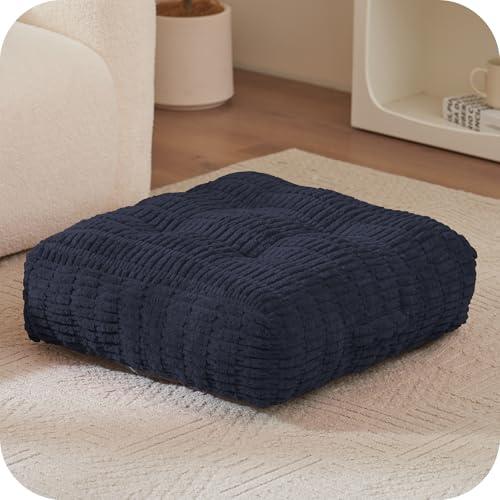 2 Count ZOEMO Floor Pillow Cushion for Adults, Meditation Cushion Pillow, Large Square Floor Sitting, for Tatami Living Room or Yoga, 22x22 Inch