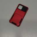 Vofolen Compatible with iPhone 12 Case 5G Wallet 4-Card Slot Credit Card Holder Flip Hidden Pocket Dual Layer Protective Back Cover Compatible with iPhone 12 5G 6.1inch Red