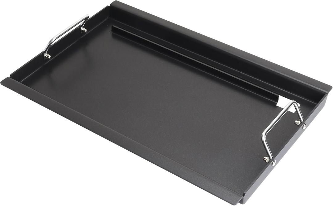 7522 Full Size Griddle for Weber Spirit 200 Griddle Insert Side Control Panel for Weber Spirit E210 S210 Spirit 500 Genesis Silver A Grill Replacement Parts 7521 7523 65904 65905 Carbon Steel