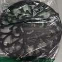 LEIFIDE 3 Pcs Cast Iron Trivet with Pegs Round Metal Trivet with Vintage Pattern 11.4'', 8'', 5.2'' Rustproof Heat Resistant Hot Pot Plate Stand Holder Mat Pad for Kitchen Dining Countertop, Black