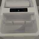 DUMOS Countertop Ice Maker, Portable 1.5L Ice Machine with Self-Cleaning, 26.5lbs/24H Fast Ice Making, 9 Bullet Ice Cubes in 6 Mins, 2 Size Options, Quiet Compact Ice Maker, White