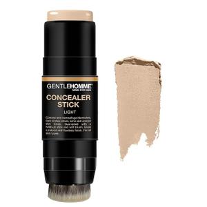 Gentlehomme Men's Concealer Stick with Brush for Dark Circles Eraser, Light