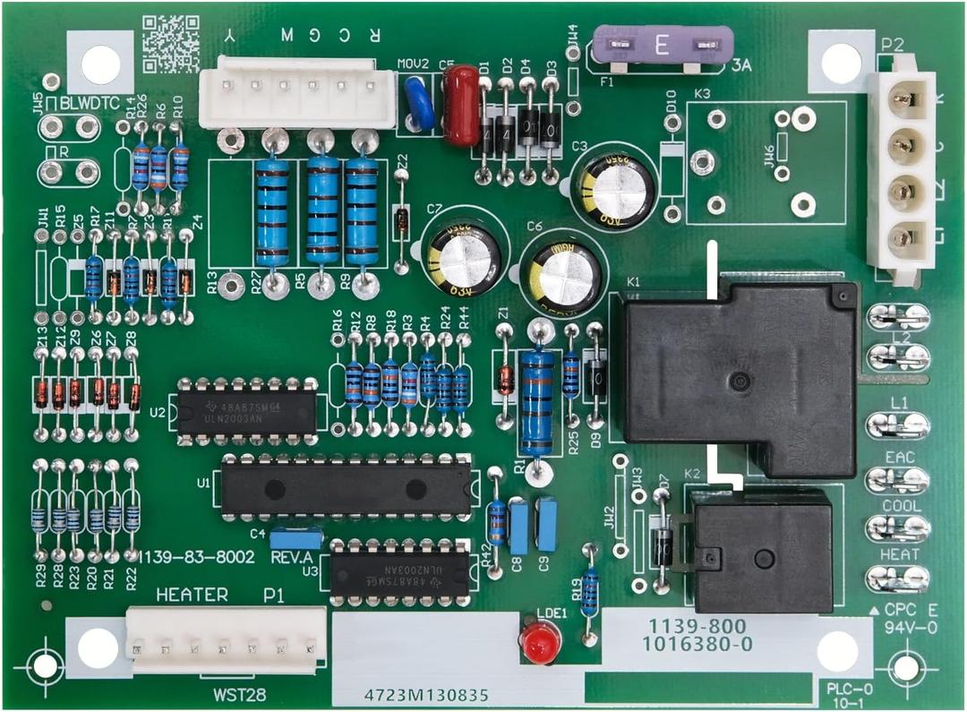 624735 Replacement for Nordyne Furance Control Board 1139-800, 1016380R, 624735-B and 624735R
