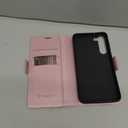 for Samsung Galaxy S23 Plus Case Wallet with RFID Blocking Card Holder, PU Leather Kickstand Protective Flip Phone Cover Fit for Galaxy S23 Plus 6.6", Rose Gold