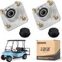 10L0L Golf Cart Front Wheel Hub Assembly 2 PCS for Club Car DS & Precedent 2003-up OEM# 102357701 with Hub Bearing/Oil Seal/Dust Cover