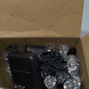 Multicolor Solar Christmas String Lights Outdoor, 2-Pack 100 LED 64FT Crystal Globe Solar Lights Outdoor Waterproof with 8 Lighting Modes, Christmas Decorations for Xmas Tree Wedding Patio Party