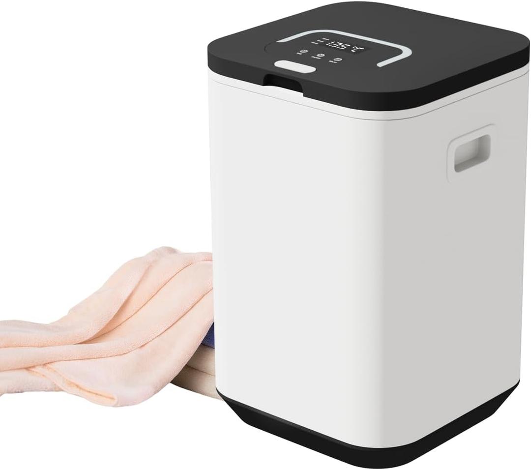 Large Towel Warmer Bucket with Rapid Heating & Timer, Fits 2 x 40"x70" Towels, One-Touch Control, LCD Display, Child Lock, Aromatherapy Box  Fireproof, ETL & FCC Certified for Bathroom, Spa, Home Use