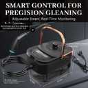 Steam Cleaner, Steamer for Cleaning, 2500W Pressurized Steam Cleaner with 12 Attachments, Portable Steamer Cleaner for Home Car Kitchen Bathroom Furniture Tile Grout (Rose Gold)