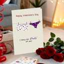 3 x Beixian Funny Valentines Day Card for Husband, Romantic Valentine's Day Cards Gifts for Him, Mens Valentines Day Gift (BX325)