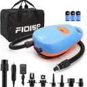 Electric Paddle Board Pump, 20PSI Rechargeable SUP Pump, Air Pump with Dual Stage Inflation&Auto-Off, Deflation Function 12V DC Car Connector for Paddleboard, Kayak Inflatables