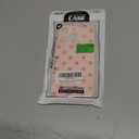 Skyseaco Compatible with iPhone 15 Pro Case Cute Polka Dot Phone Case Soft Slim TPU Shockproof Phone Cover Full Camera Protection for Women Girls - Pink&Red