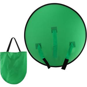 1 PC Green Screen Background, Nylon Background Screen Portable Foldable Backdrop for Live Streaming, Chair Photo Studio Solid (Green, 75cmonly Screen,NO Stand)