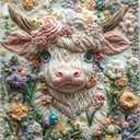 3 x MINIWAN Puzzles for Adults 500 Pieces, Highland Cow Jigsaw Puzzle, 20"x20"