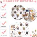 137PCS Cat Birthday Party Supplies Serves 20 Guests Kitten Birthday Party Decorations Plates Banner Napkins Balloons Tablecloth Cake Toppers for Cats Themed Birthday Parties Supplies