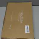 neatlife Lunch Bag for Women, Soft Linen Lunch bag with adjustable shoulder strap, Insulated Womens Lunch Bag for Work, Machine Washable Lunch Box with removable liner (Black Small Dots)