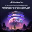 LG 34GX90SA-W 34-inch Ultragear WQHD (3440 x 1440) OLED Curved Gaming Monitor 240Hz, 1ms, NVIDIA G-Sync Compatible, AMD FreeSync Premium, VESA DisplayHDR True Black 400, webOS, USB Type-C, White