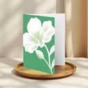 20PCs, Elegant Atrovirens and Floral Greeting Cards with Envelopes for all Occasion  Blessing, Thank You, Grateful Notes with Glitter Stickers, 4x6 inch.