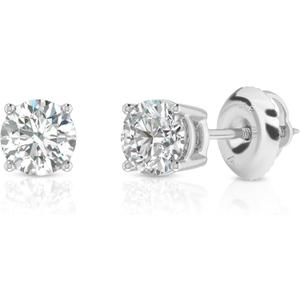 Amazon Essentials 0.25 to 1 Carat IGI Certified Solitaire Lab Grown Diamond Stud Earrings for Women in 14k Gold - 4 Prong Round Cut (G-H Color, VS1-VS2 Clarity) (0.5 cttw, White Gold) Amazon Essentials 0.25 to 1 Carat IGI Certified Solitaire Lab Grown Diamond Stud Earrings for Women in 14k Gold - 4 Prong Round Cut (G-H Color, VS1-VS2 Clarity) (0.5 cttw, White Gold)