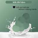 Green Cloud Mouse Pad and Keyboard Wrist Rest 4PCS Extended Forest Mountain Aesthetic Large Desk Mat Pad Set Memory Foam Non-Slip Cute Ergonomic Gaming Mouse Pad Wrist Support for Computer Home Office