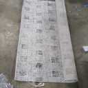 Loloi Kamala Collection KAM-01 Grey/Graphite 5'-3" x 7'-9" Area Rug