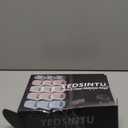 16 Pieces Clear Makeup Bag PVC Zippered Clear Toiletry Carry Pouch Portable Cosmetics Bag Waterproof Makeup Bag Vinyl Plastic Organizer Case for Travel Vacation Bathroom (Yellow-M)