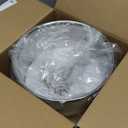 Gardner Pet Dog Bowls 1 Gallon (3.85L) Stainless Steel No Spill Water Bowl, Slow Water Feeder Metal Dog Bowls, Spill Proof Water Dispenser for Large Dogs, Promotes Healthy Hydration(White)