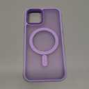 Hython Case for iPhone X Case, for iPhone Xs Case Magnetic Translucent Matte Phone Cases 5.8" [Compatible with MagSafe] Thin Slim Fit Shockproof Bumper Hard Protective Cover Women Men, Light Purple