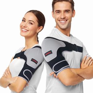 Shoulder Brace for Men and Women, Rotator Cuff Support Brace For AC Joint Paint Relief, Shoulder Compression Sleeve for Preventing Dislocation,Adjustable Straps Fits Left and Right Arm (Gray)