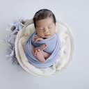 Newborn Posing Wrap Newborn Photography Props Soft Stretch Knit Blanket Handmade Wrap for Baby Boys Girls Photoshoot