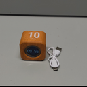 VEWINGL Cube Productivity Timer, 5/10/30/60 Min Presets + Custom Countdown, Silent/Vibrate/Sound Alarm, Pause & Resume, Desk Timer for Work, Study, Tasks, Kitchen (Ripple)