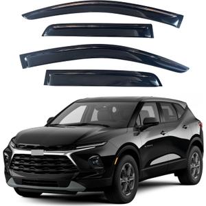 IG Window Visors Fit for 2019-2026 Chevrolet/Chevy Blazer, Out-Channel Rain Guards Vent Wind Deflectors 4PC, Car Accessories for 19-26 Blazer
